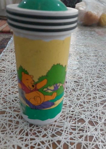 Sarı Winnie the Pooh Çocuk Termos Şişesi - Görsel 3