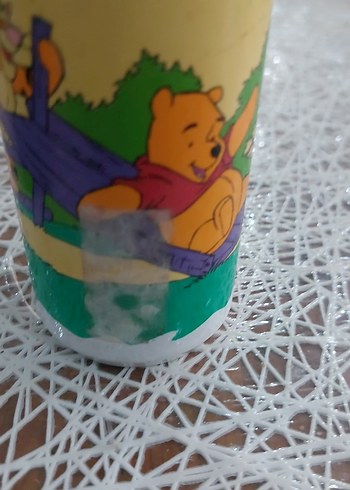Sarı Winnie the Pooh Çocuk Termos Şişesi - Görsel 6