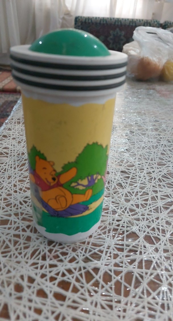 Sarı Winnie the Pooh Çocuk Termos Şişesi - Görsel 3