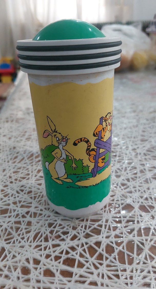 Sarı Winnie the Pooh Çocuk Termos Şişesi - Görsel 2