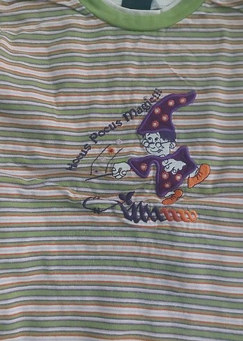 Kız Çocuk Çok Renkli Nakışlı Uzun Kollu Tişört - Görsel 2