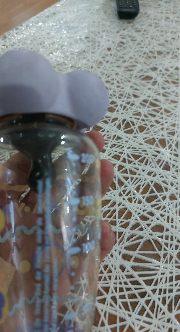 Çiçek Desenli Çok Renkli biberon - Görsel 5