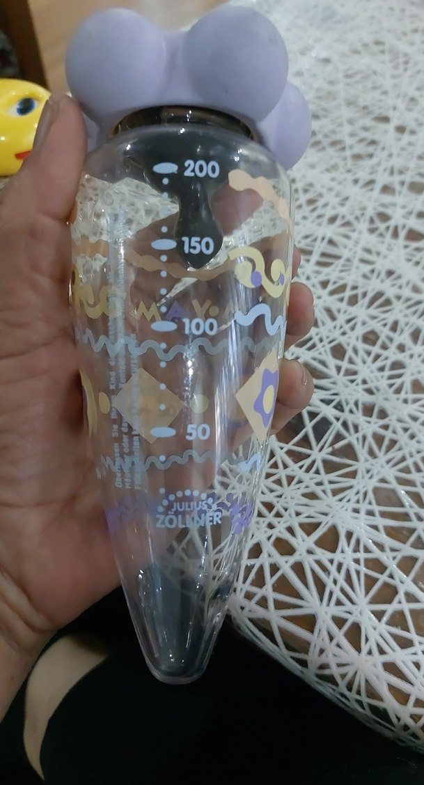 Çiçek Desenli Çok Renkli biberon - Görsel 4