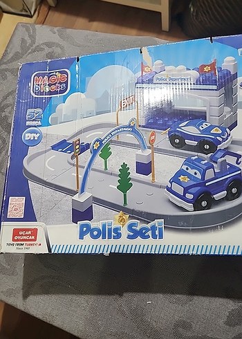 Magicare Polis Seti Eğitici Oyuncak Mavi