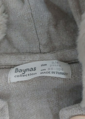 Gri Kürklü Kapüşonlu Erkek Çocuk Kabanı - Görsel 6