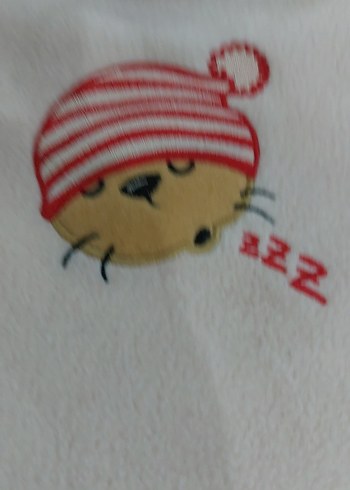 Beyaz Baskılı Çocuk Sıcak Su Torbası - Görsel 2