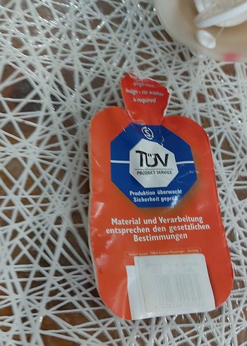 Beyaz Baskılı Çocuk Sıcak Su Torbası - Görsel 6