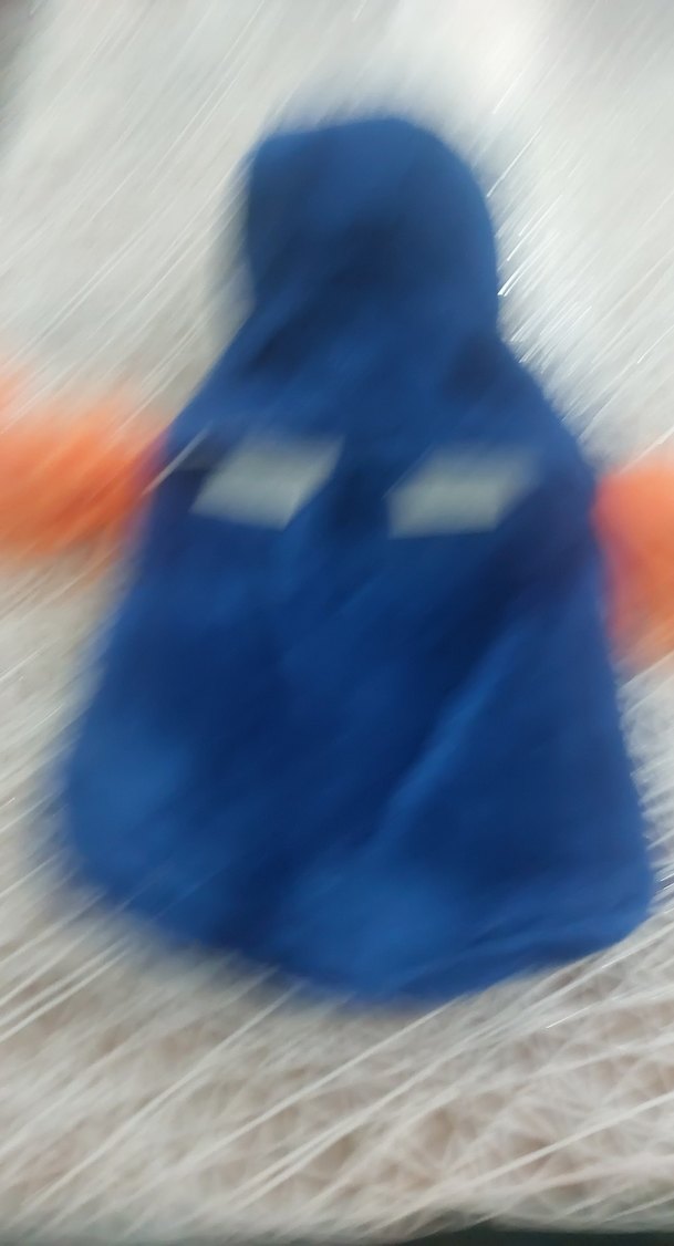 Mavi ve Turuncu Peluş Oyuncak Kuş tulug - Görsel 4