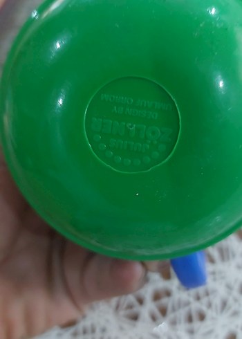 Renkli Mavi Bebek Biberonu - Görsel 3