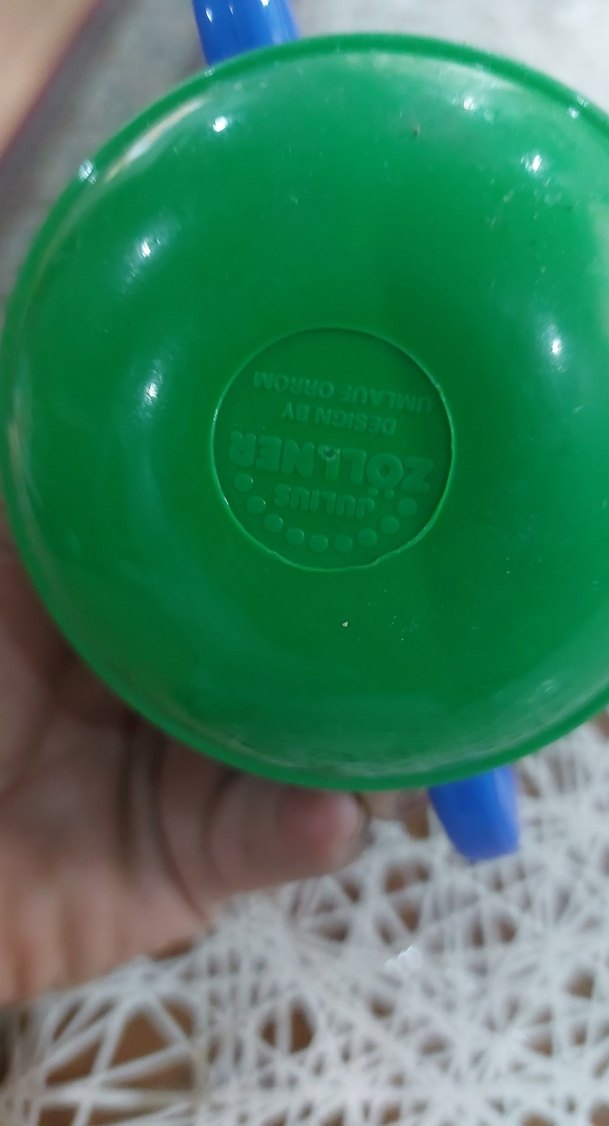 Renkli Mavi Bebek Biberonu - Görsel 3