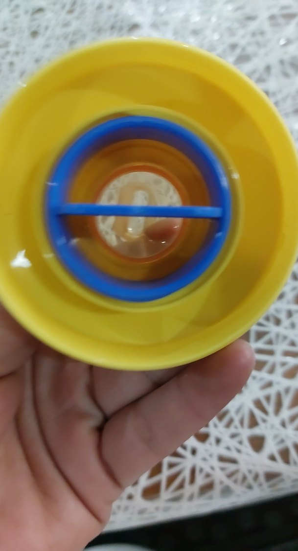 Renkli Mavi Bebek Biberonu - Görsel 5