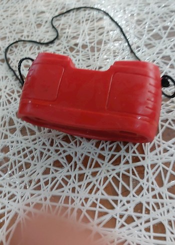 Kırmızı Renkli Mini Dürbün - Görsel 3