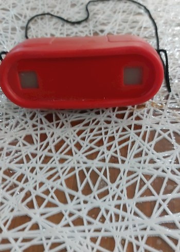 Kırmızı Renkli Mini Dürbün - Görsel 4