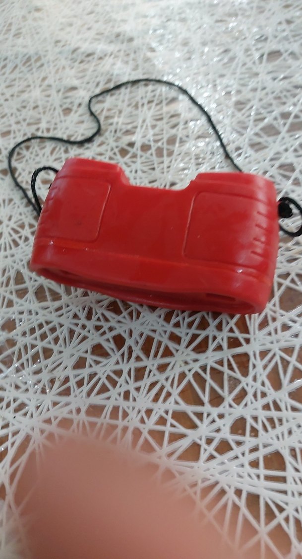 Kırmızı Renkli Mini Dürbün - Görsel 3