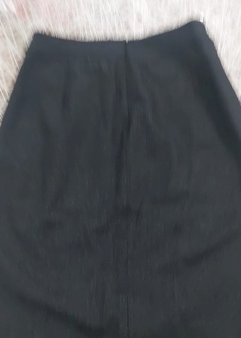 Siyah Pilili Midi Kalem Etek - Görsel 3