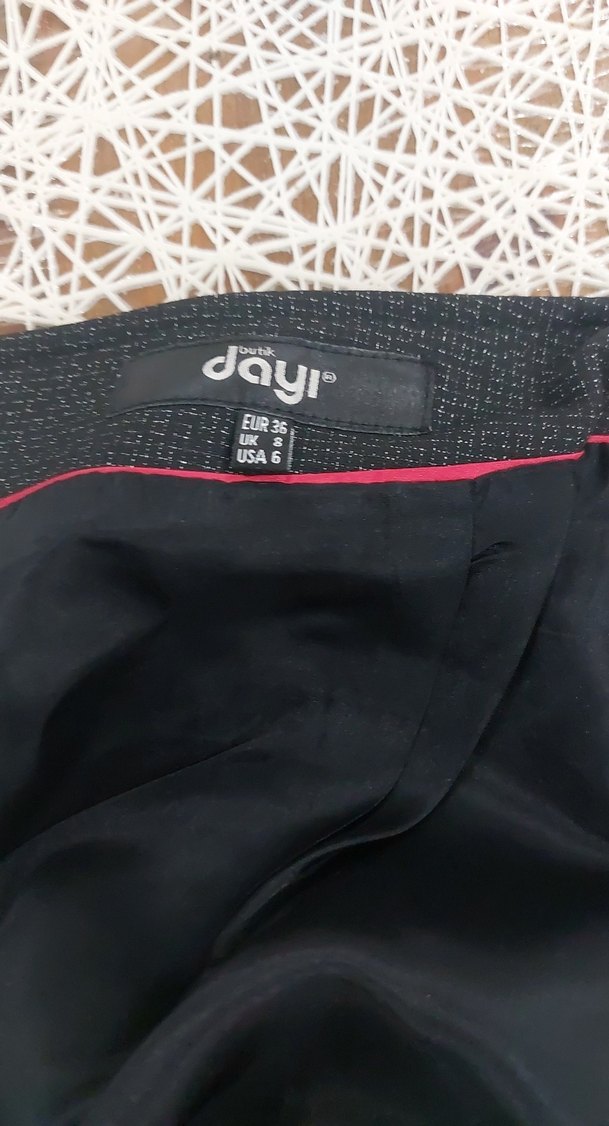 Siyah Pilili Midi Kalem Etek - Görsel 5