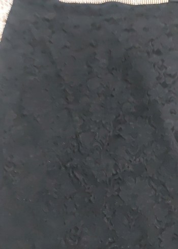 Kemer Detaylı Siyah Uzun Abiye Elbise - Görsel 3