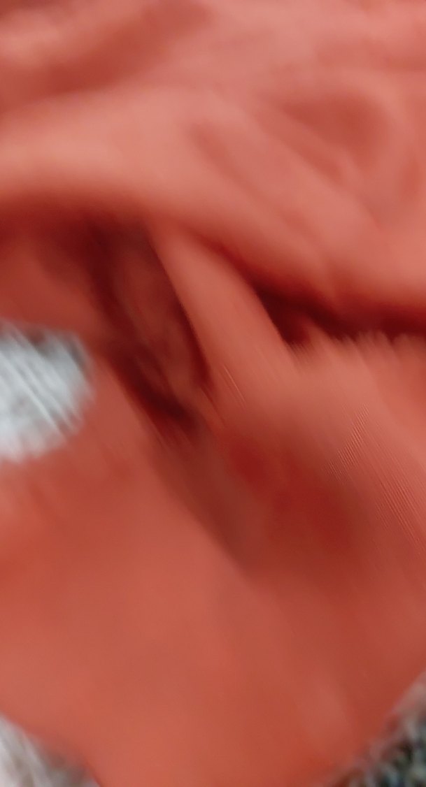 Kadın Kırmızı Drapeli Şal - Görsel 3