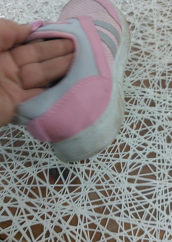 Kız Çocuk Pembe Bağcıklı Spor Ayakkabı - Görsel 3