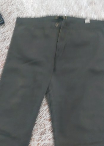 Gri Suni Kumaş Kadın Pantolon - Görsel 2