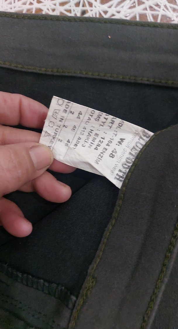 Gri Suni Kumaş Kadın Pantolon - Görsel 5