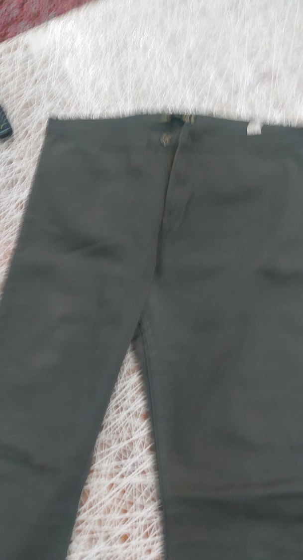 Gri Suni Kumaş Kadın Pantolon - Görsel 2