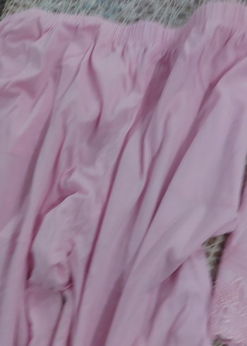 Pembe Uzun Kollu Kadın Pijama Takımı - Görsel 7