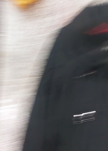 Düğmeli Siyah Goth Midi Ceket - Görsel 4