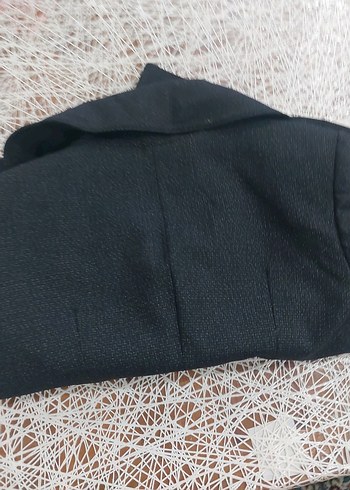 Düğmeli Siyah Goth Midi Ceket - Görsel 9