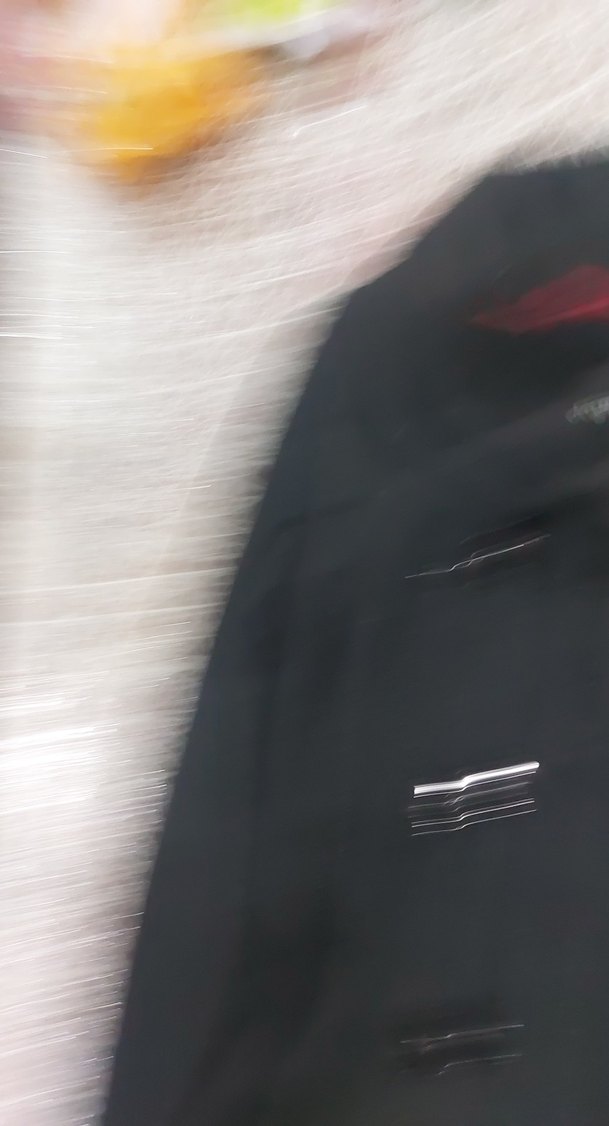 Düğmeli Siyah Goth Midi Ceket - Görsel 4