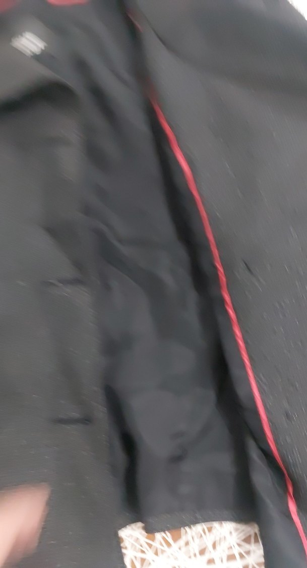 Düğmeli Siyah Goth Midi Ceket - Görsel 5