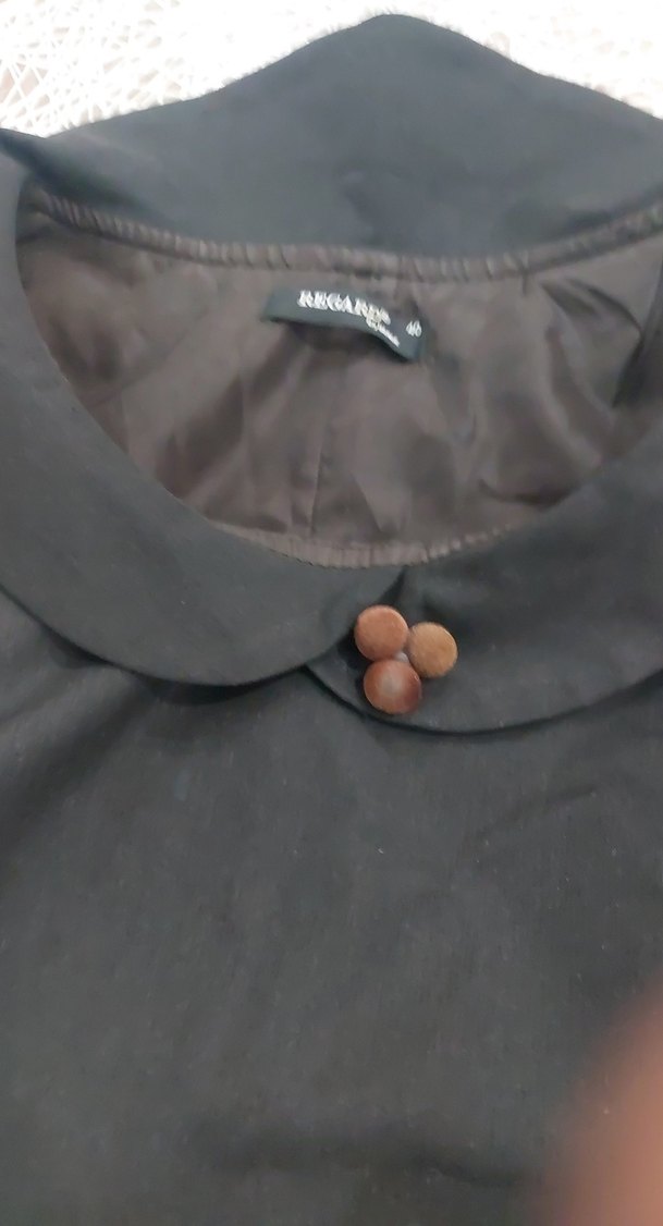 Kemerli Siyah Midi Elbise - Görsel 4