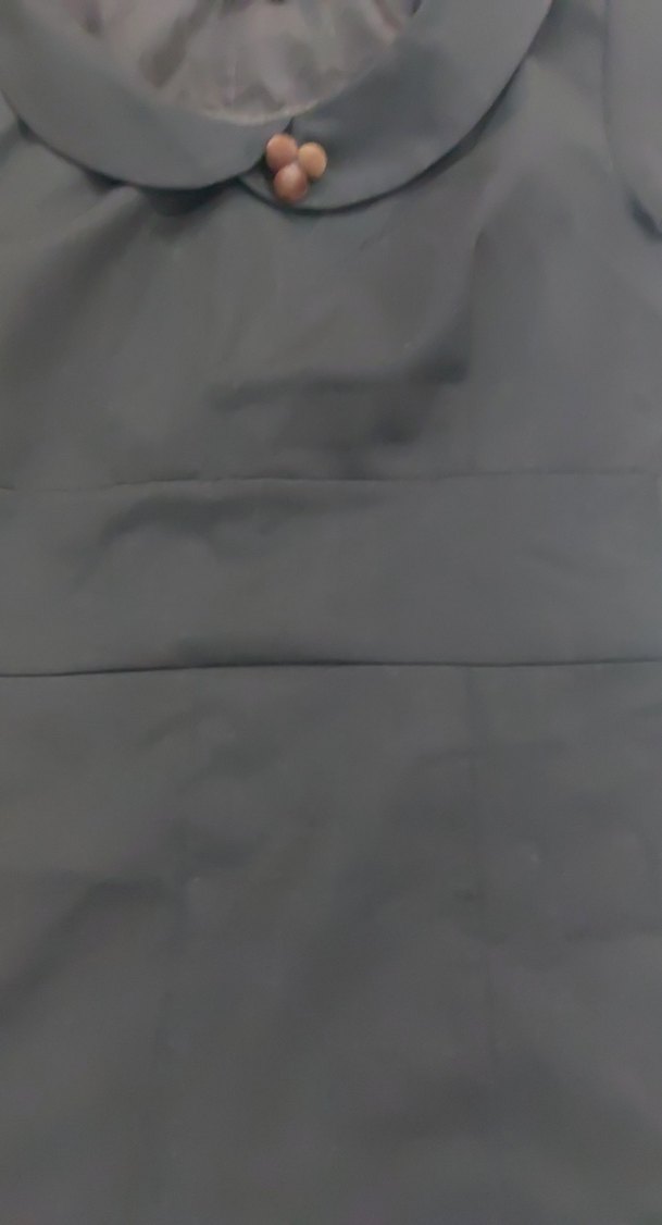 Kemerli Siyah Midi Elbise - Görsel 3