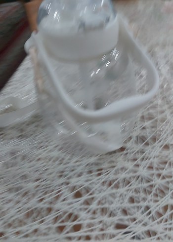 Renkli Desenli Beyaz Çocuk Termos Şişesi - Görsel 2