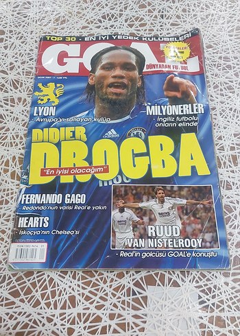 Goal Dergisi - Didier Drogba Kapaklı Futbol Sayısı