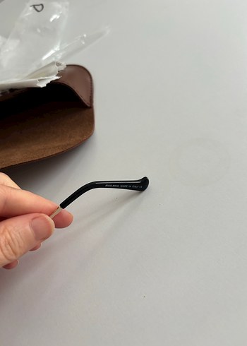 Bej Minimalist Kadın Güneş Gözlüğü - Görsel 5