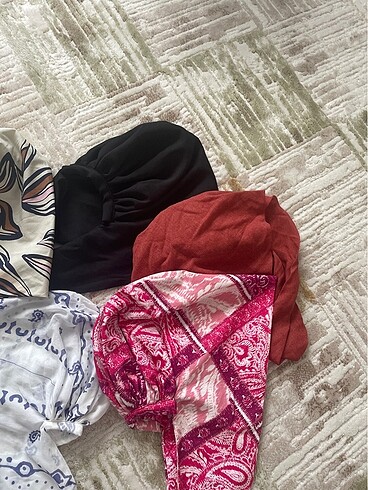 Tasarım bone şal - Görsel 6