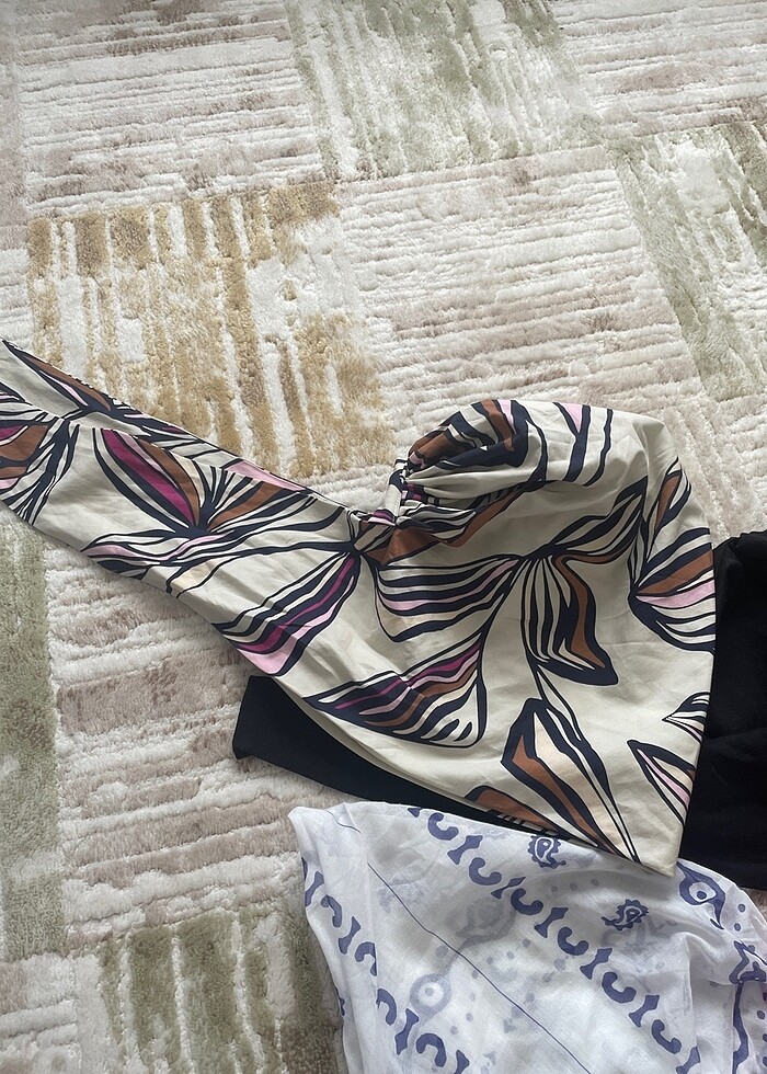 Tasarım bone şal - Görsel 5