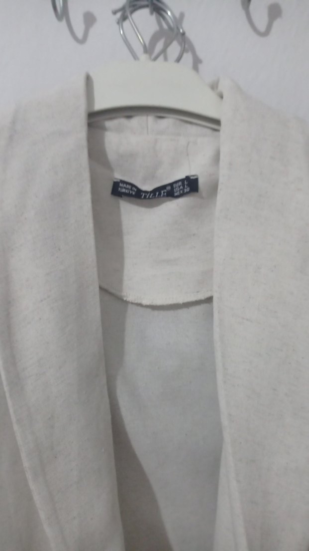 Ekru Şal Yaka Blazer Ceket — görsel 3/4