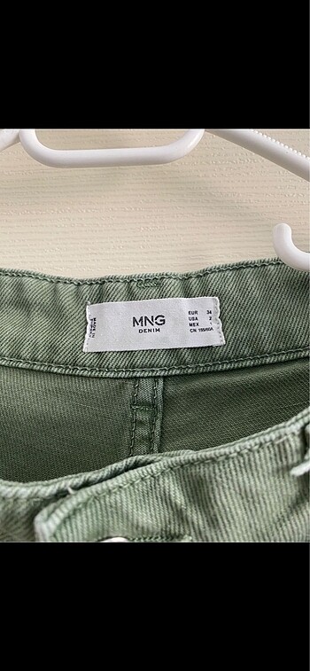 s Beden yeşil Renk Mango pantolon