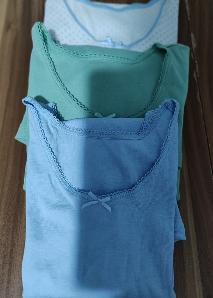 Marks&Spencer kız çocuk atlet(3 adet)  - Görsel 3