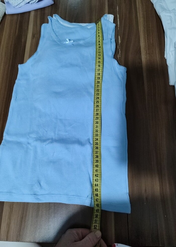 Marks&Spencer kız çocuk atlet(3 adet)  - Görsel 5