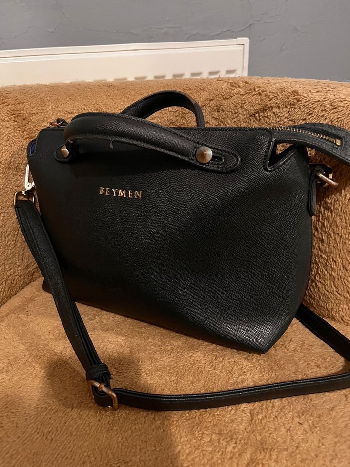 Siyah Deri BEYMEN Kadın Çanta - Görsel 2