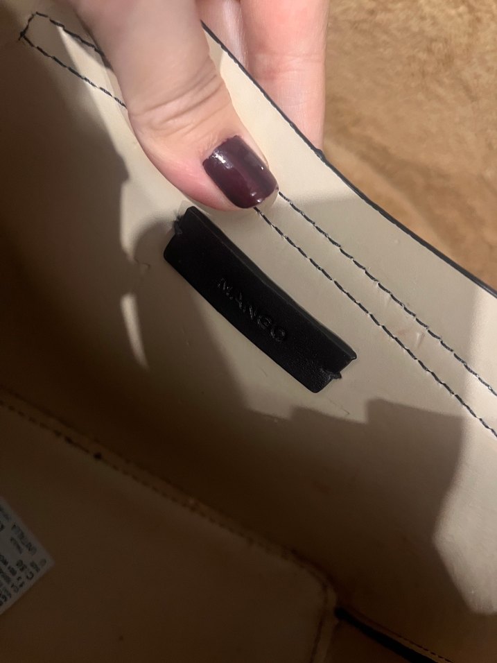 Gri Deri Kadın El Çantası - Görsel 5