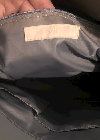 Gri Deri Yılan Desenli Kadın Çanta HM - Görsel 8