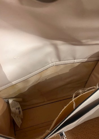 Bej Deri Mango Çanta - Görsel 5