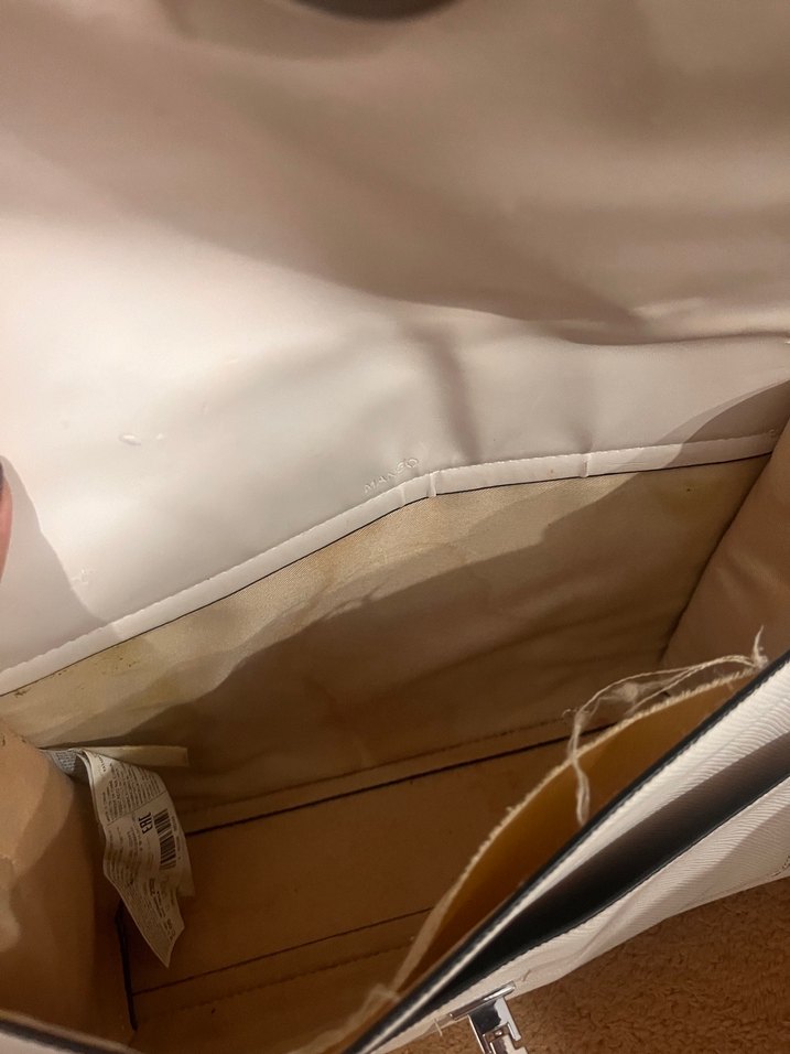 Bej Deri Mango Çanta - Görsel 5