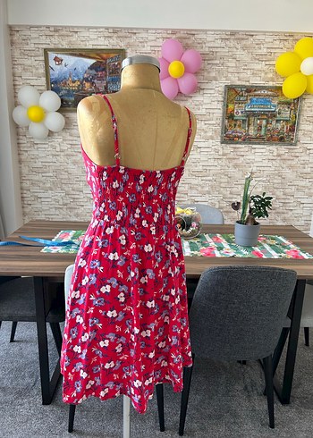 Günlük Askılı Kısa Elbise - Görsel 2