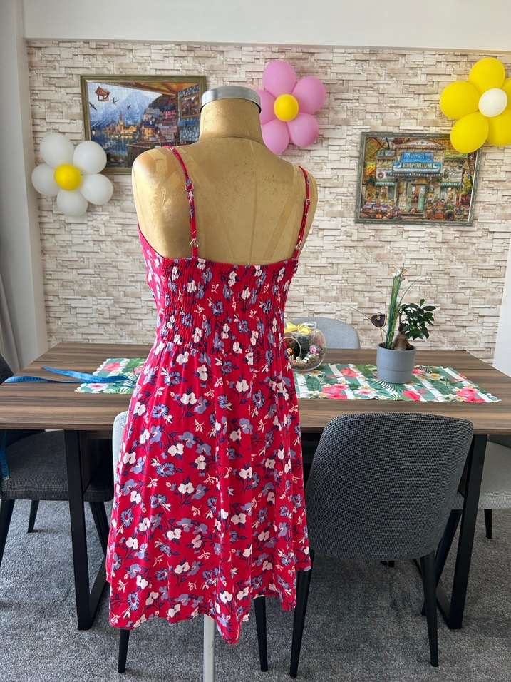 Günlük Askılı Kısa Elbise - Görsel 2