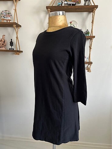 m Beden siyah Renk Koton Mini elbise / Tunik